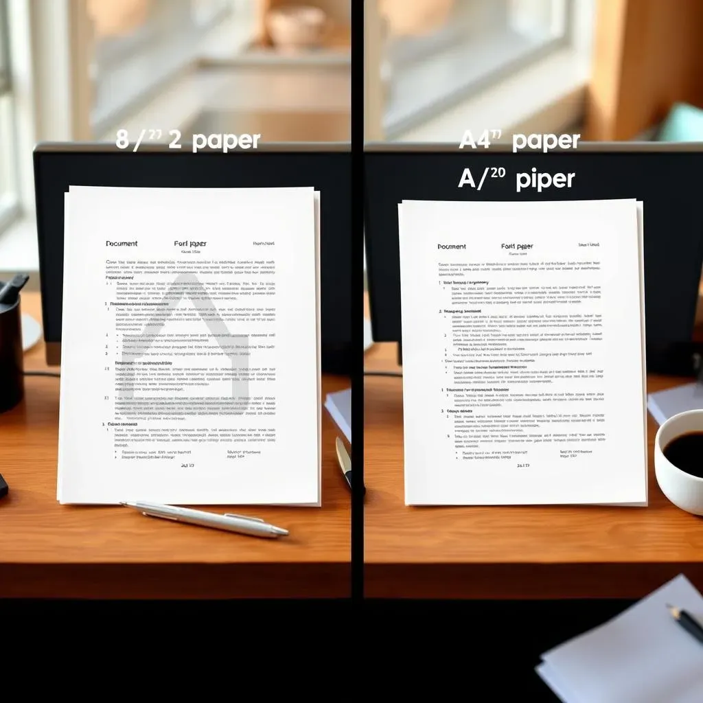 8 1/2 Paper vs. A4: Understanding the Differences