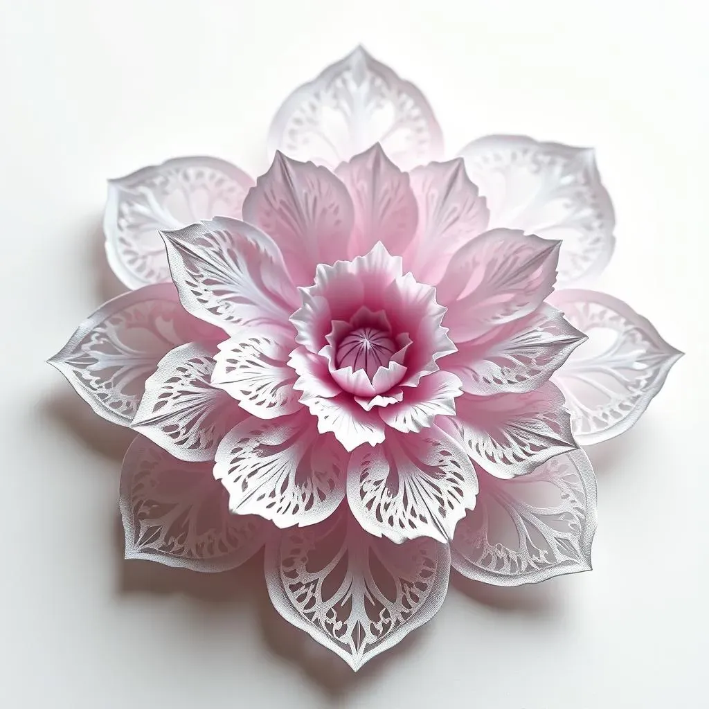 Advanced Paper Cutting Flower Patterns