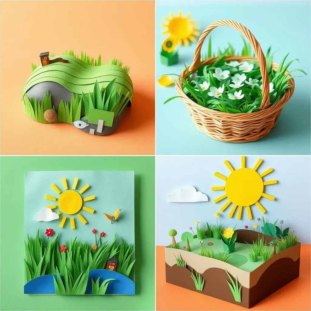 Creative Ways to Use Your Paper Cutting Grass