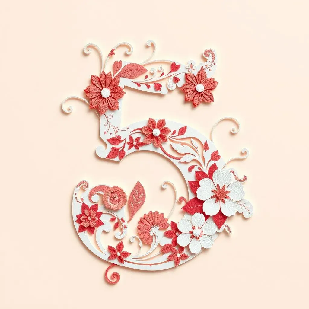 Design Ideas and Inspiration for Paper Numbers