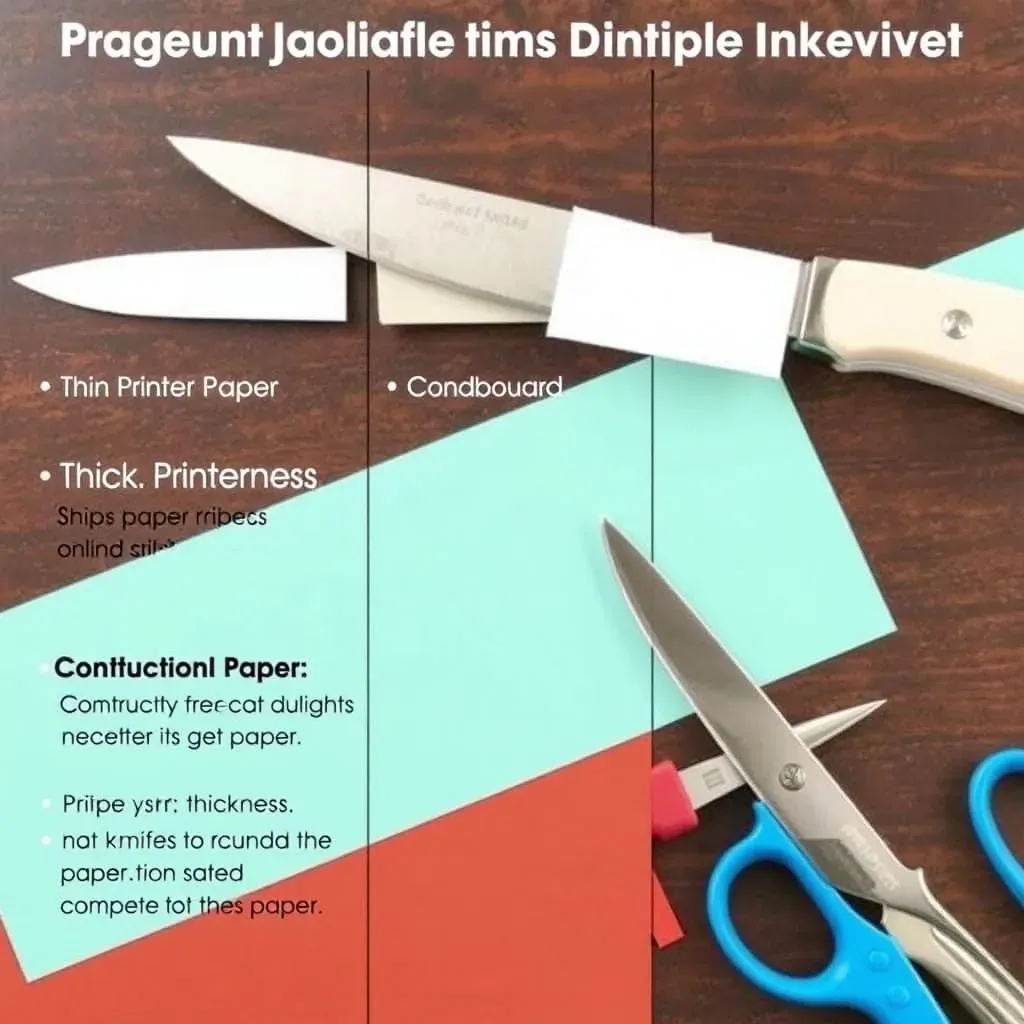 Different Papers, Different Effects: Does Cutting Paper Dull a Knife?