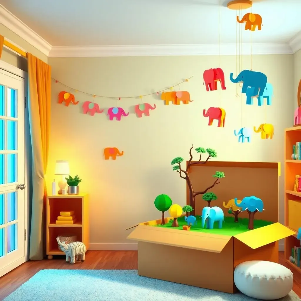 Displaying Your Paper Cutting Elephant Masterpieces