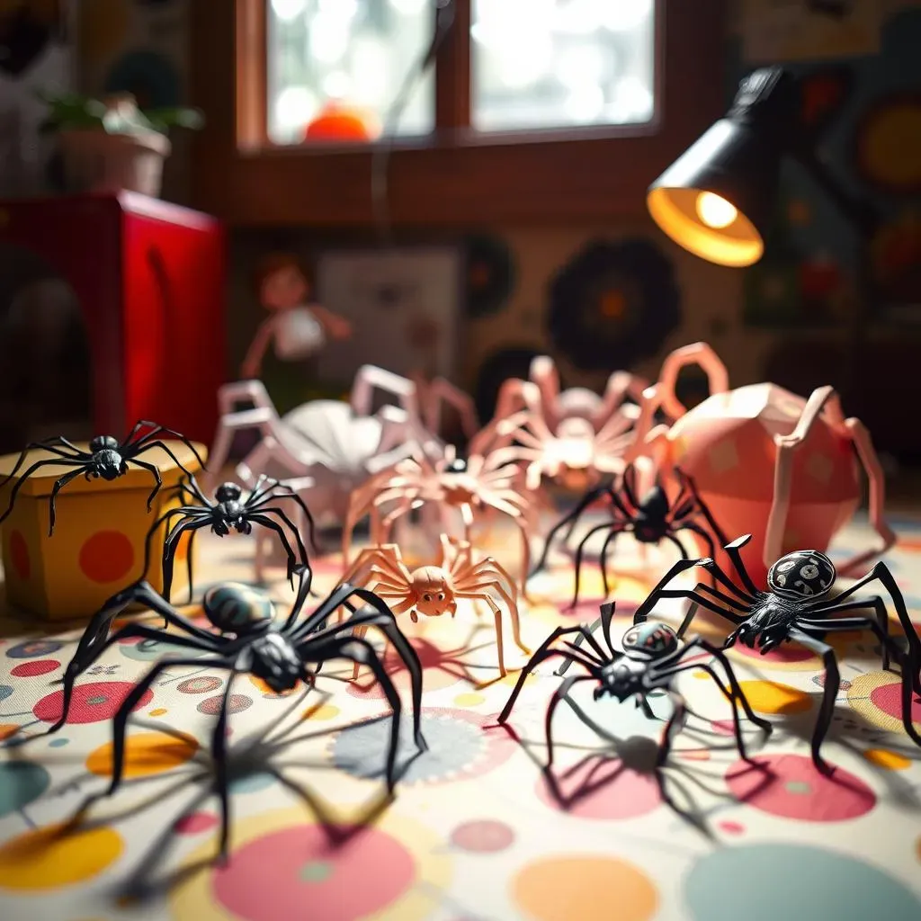 Displaying Your Paper Cutting Spider Creations
