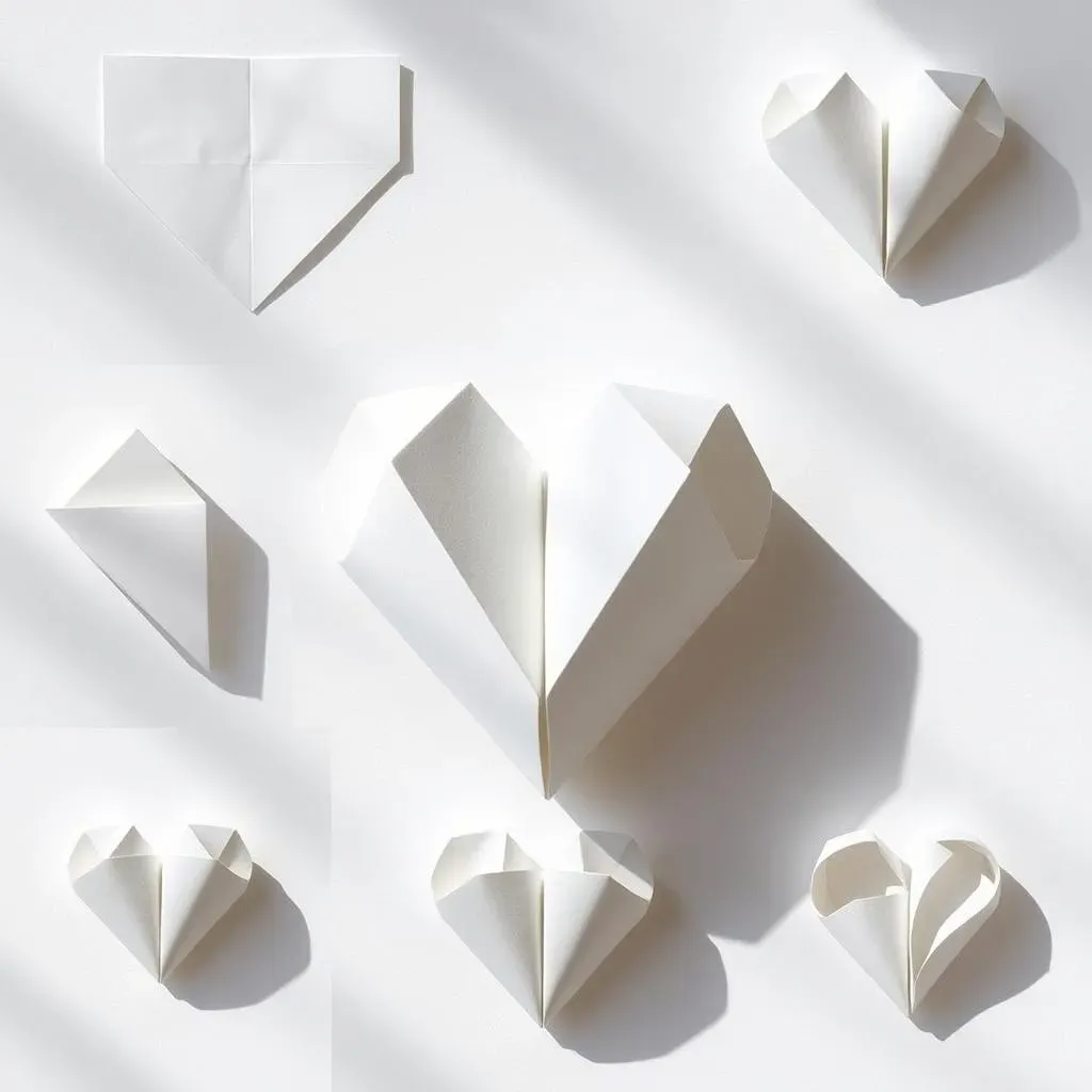 Folding the Heart: StepbyStep Instructions