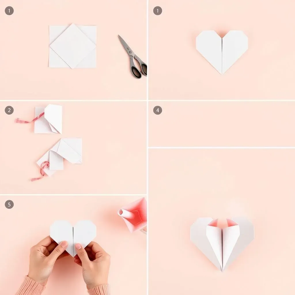 Amazing Origami: How to Make a Paper Heart Without Cutting