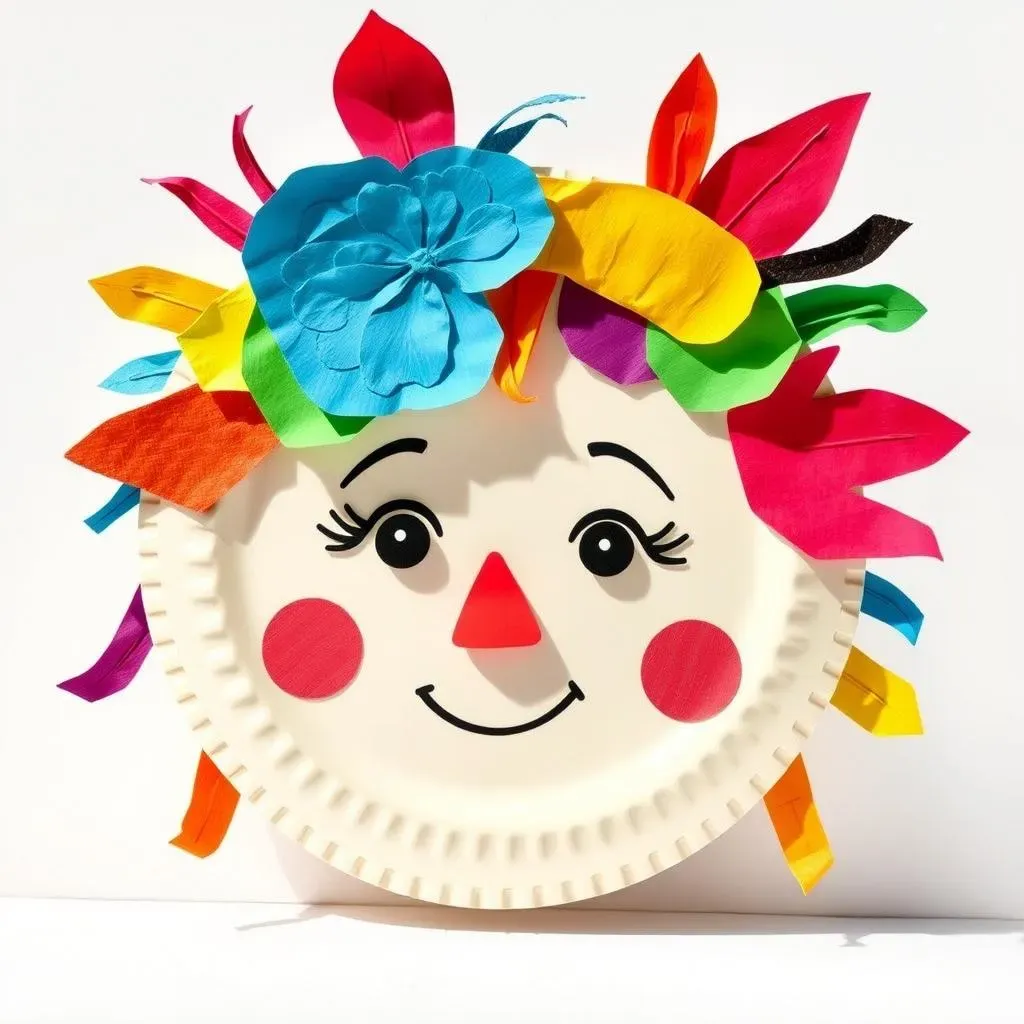 Amazing Paper Cutting Hair Activity for Kids