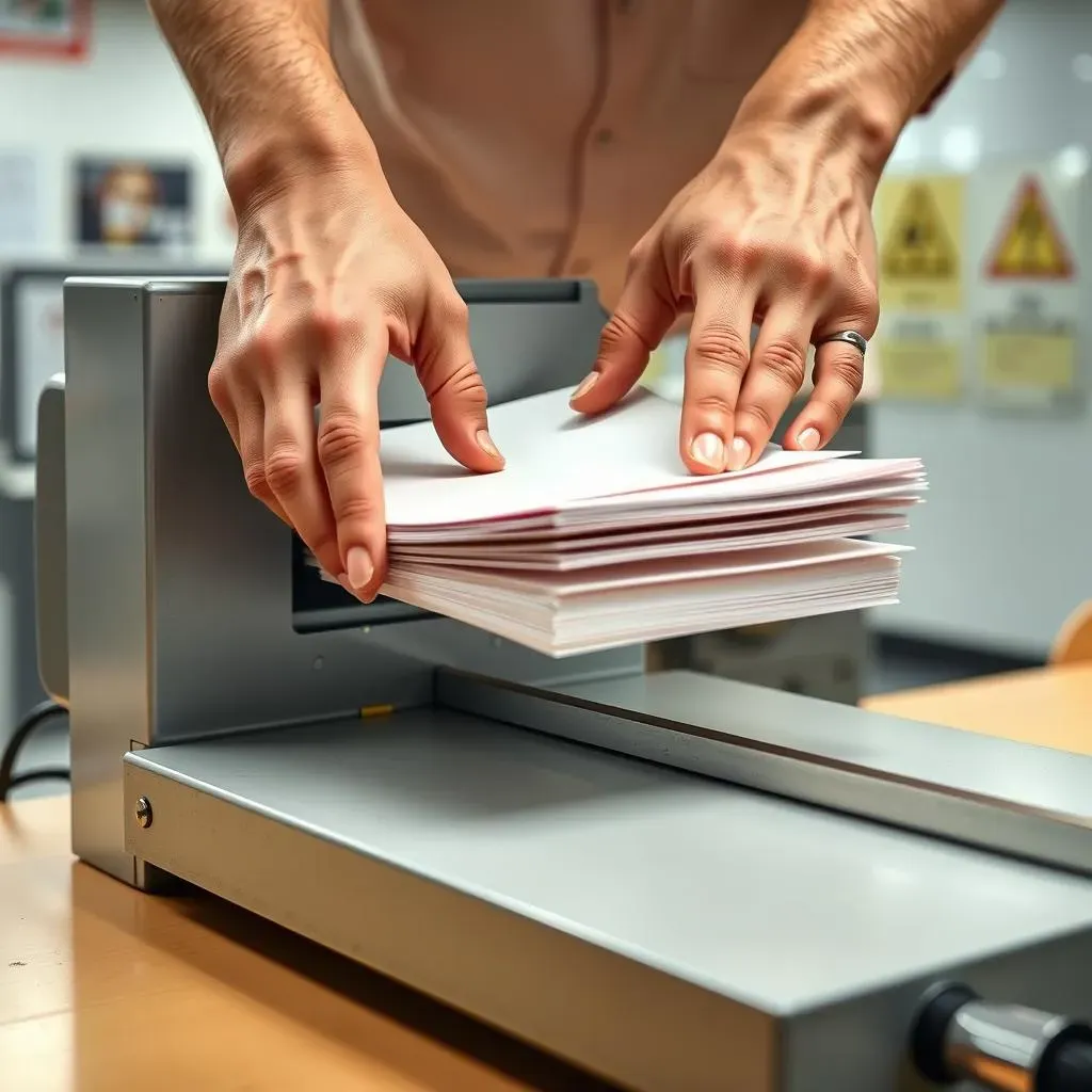 Safety First: Using a Paper Cutting Guillotine