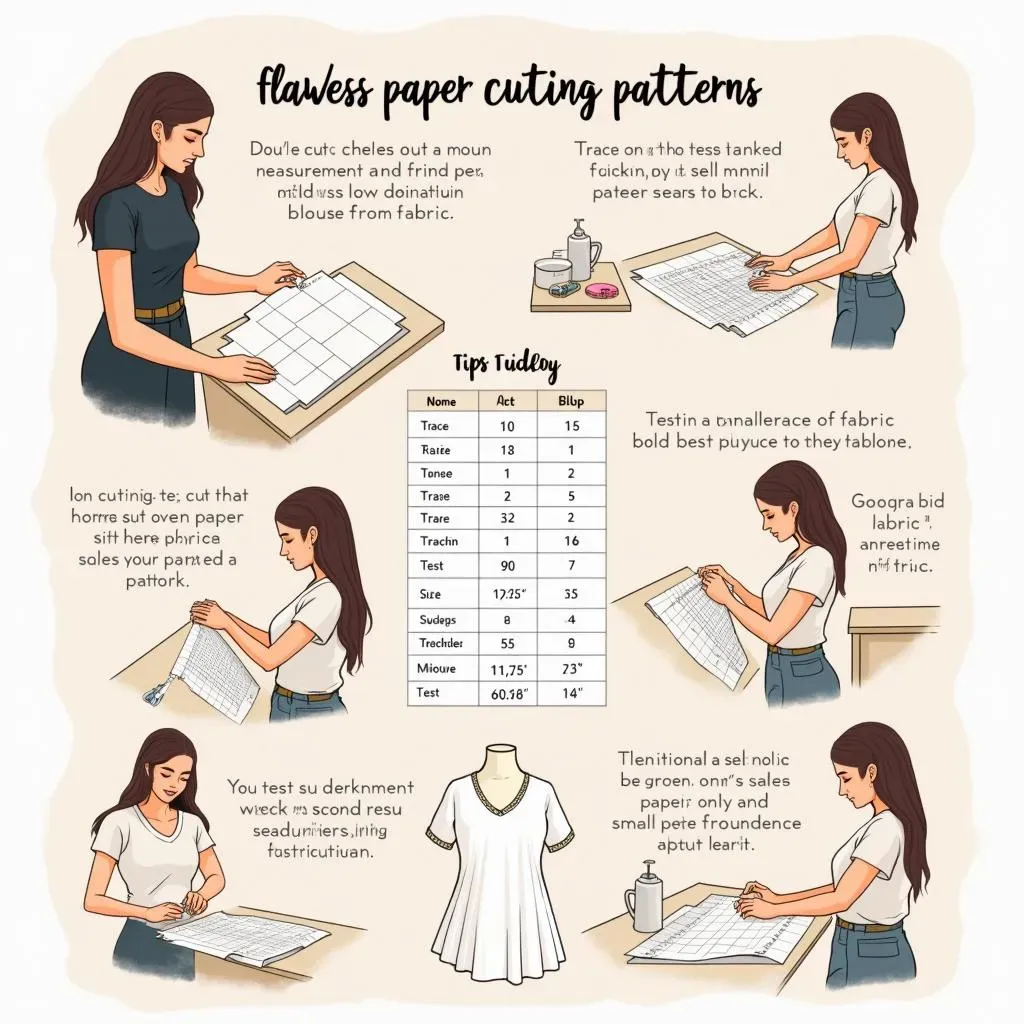 Tips and Tricks for Flawless Blouse Paper Cutting Patterns