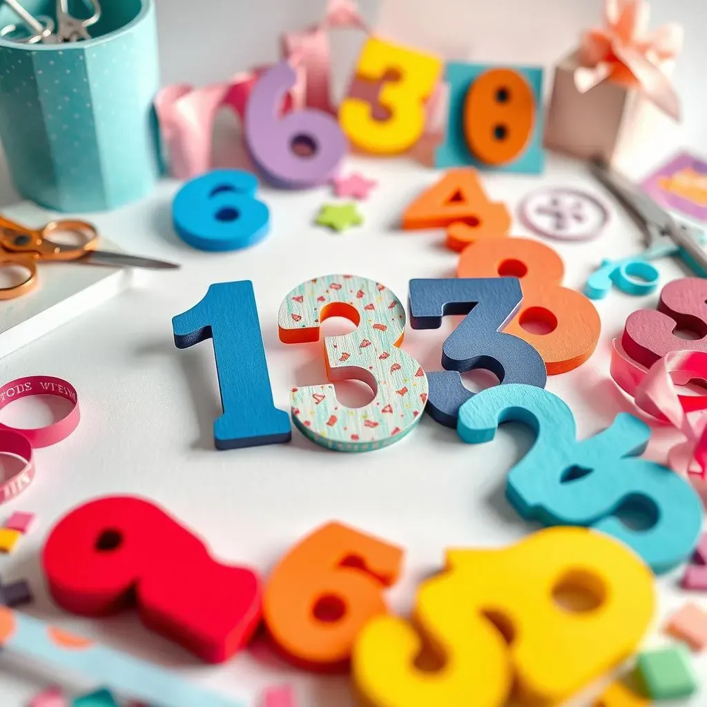 Using Your Paper Cut Out Numbers in Crafts and Projects